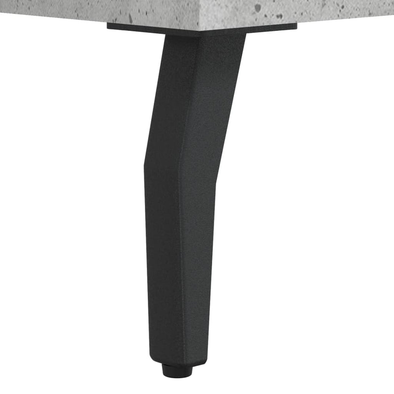 vidaXL betonszürke szerelt fa tálalószekrény 90 x 34 x 80 cm