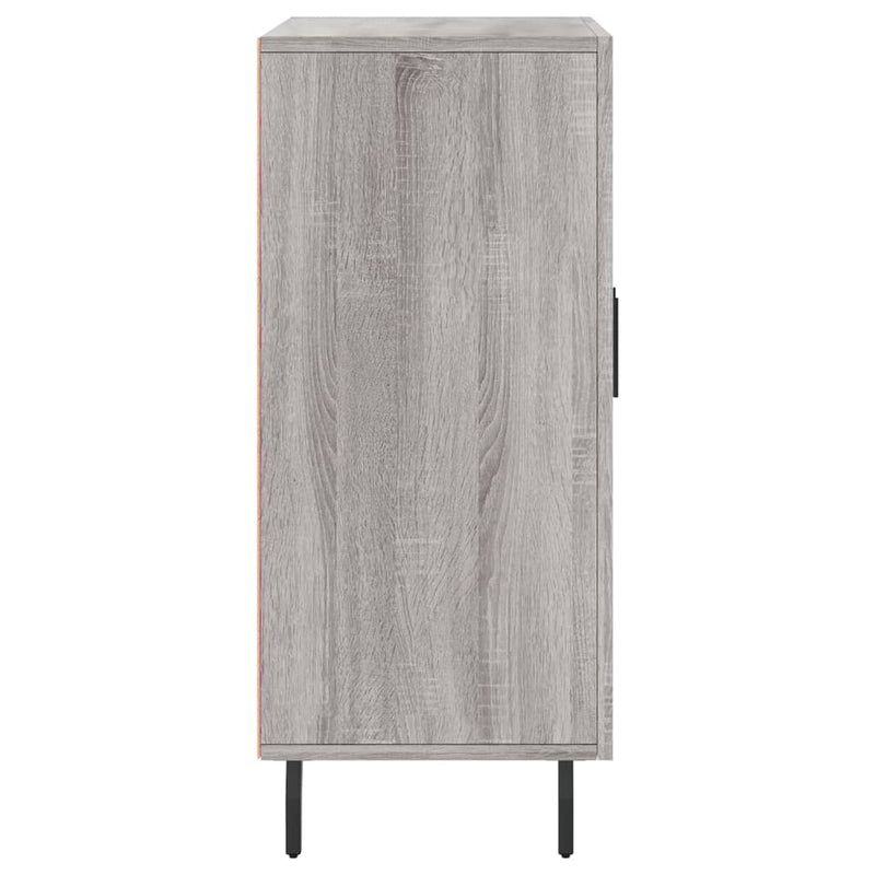 vidaXL szürke sonoma színű szerelt fa tálalószekrény 90 x 34 x 80 cm