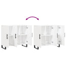 vidaXL fehér szerelt fa tálalószekrény 90 x 34 x 80 cm