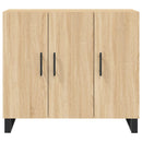 vidaXL sonoma tölgy színű szerelt fa tálalószekrény 90 x 34 x 80 cm