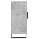 vidaXL betonszürke szerelt fa tálalószekrény 90 x 34 x 80 cm
