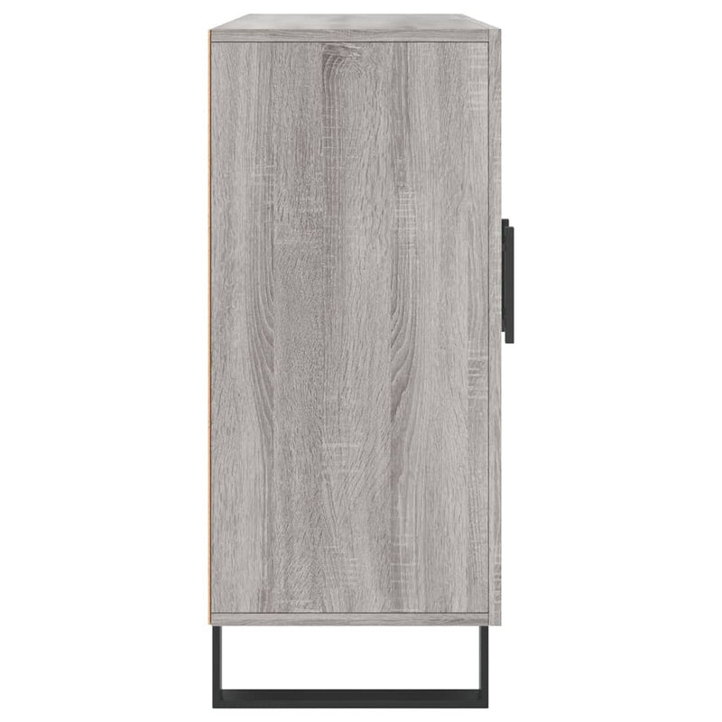 vidaXL szürke sonoma színű szerelt fa tálalószekrény 90 x 34 x 80 cm