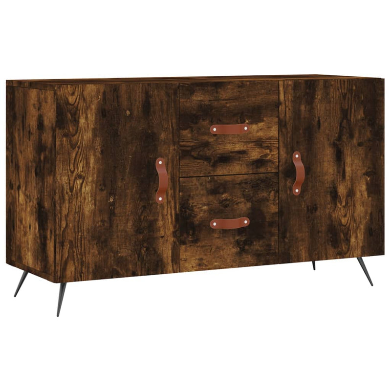 vidaXL füstös tölgy színű szerelt fa tálalószekrény 100 x 36 x 90 cm