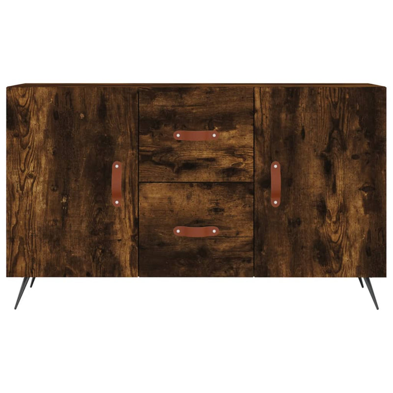 vidaXL füstös tölgy színű szerelt fa tálalószekrény 100 x 36 x 90 cm