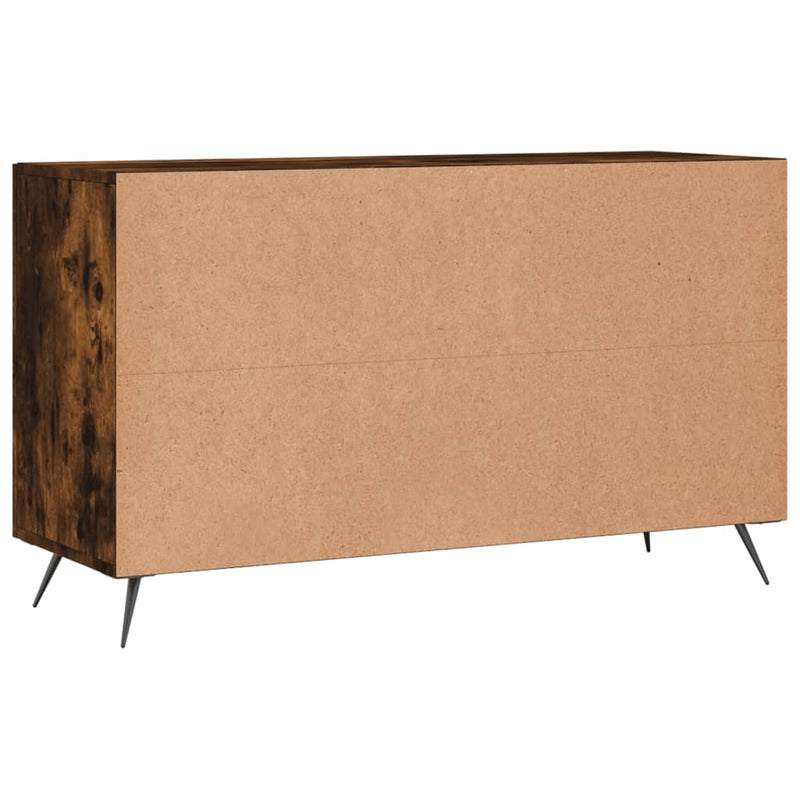 vidaXL füstös tölgy színű szerelt fa tálalószekrény 100 x 36 x 90 cm