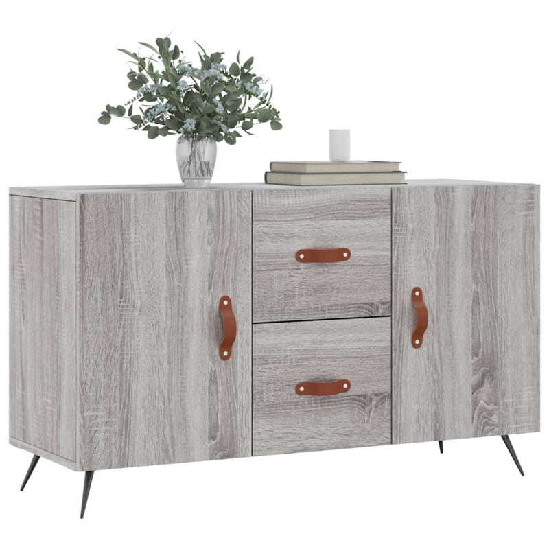 vidaXL szürke sonoma színű szerelt fa tálalószekrény 100 x 36 x 60 cm