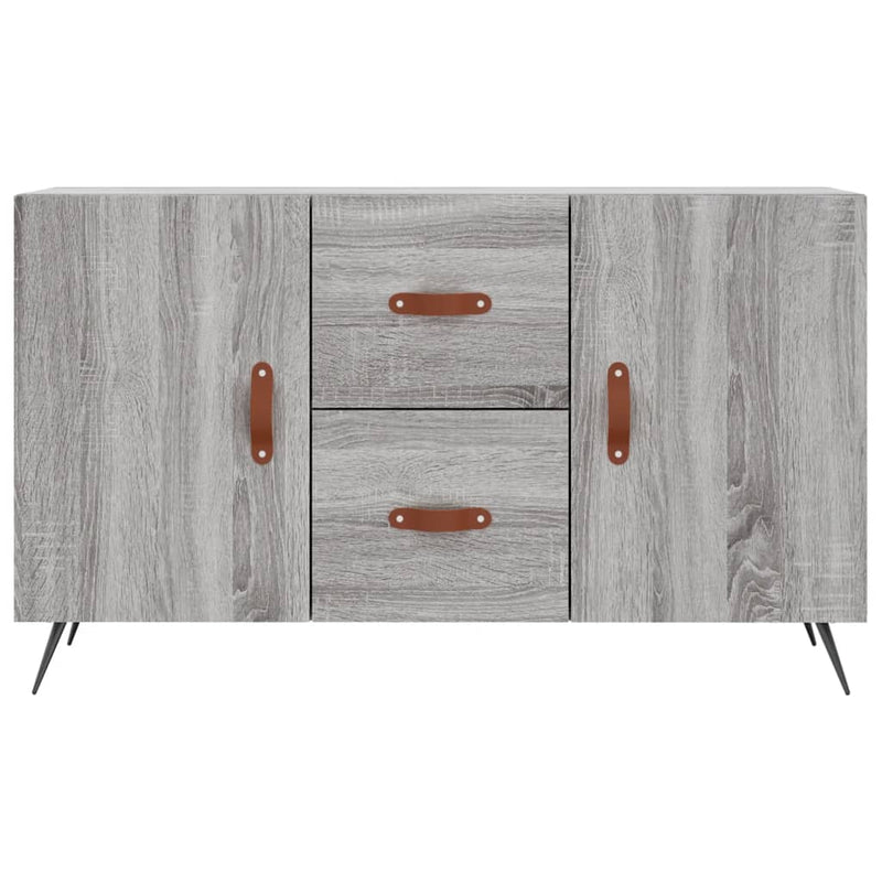 vidaXL szürke sonoma színű szerelt fa tálalószekrény 100 x 36 x 60 cm