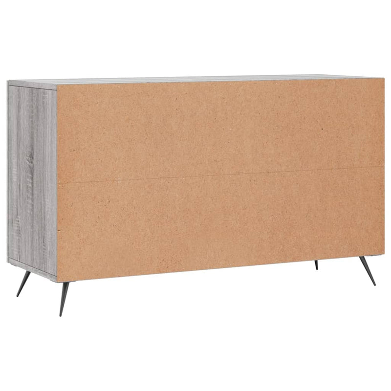 vidaXL szürke sonoma színű szerelt fa tálalószekrény 100 x 36 x 60 cm