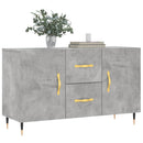vidaXL betonszürke szerelt fa tálalószekrény 100 x 36 x 60 cm