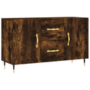 vidaXL füstös tölgy színű szerelt fa tálalószekrény 100 x 36 x 90 cm