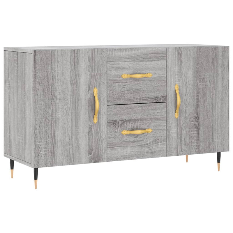 vidaXL szürke sonoma színű szerelt fa tálalószekrény 100 x 36 x 60 cm