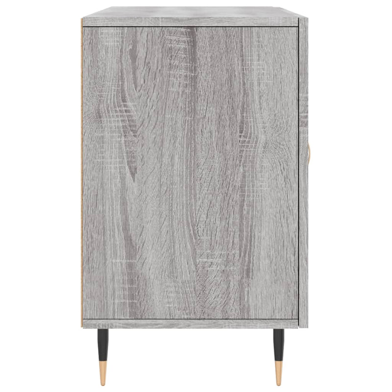 vidaXL szürke sonoma színű szerelt fa tálalószekrény 100 x 36 x 60 cm