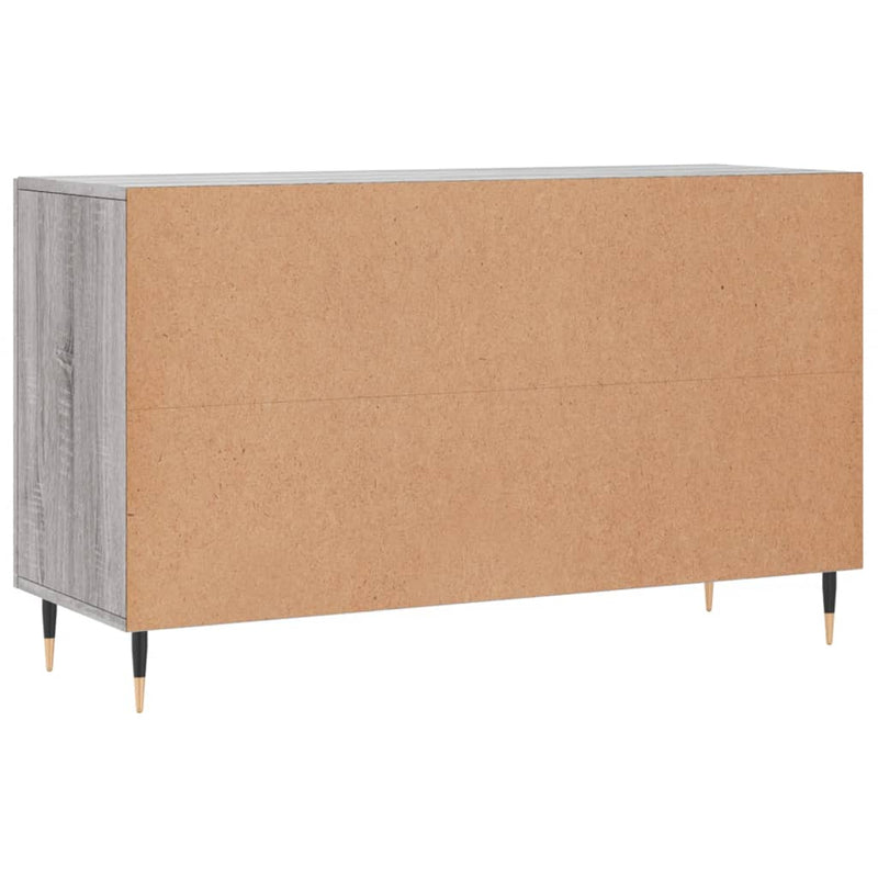 vidaXL szürke sonoma színű szerelt fa tálalószekrény 100 x 36 x 60 cm