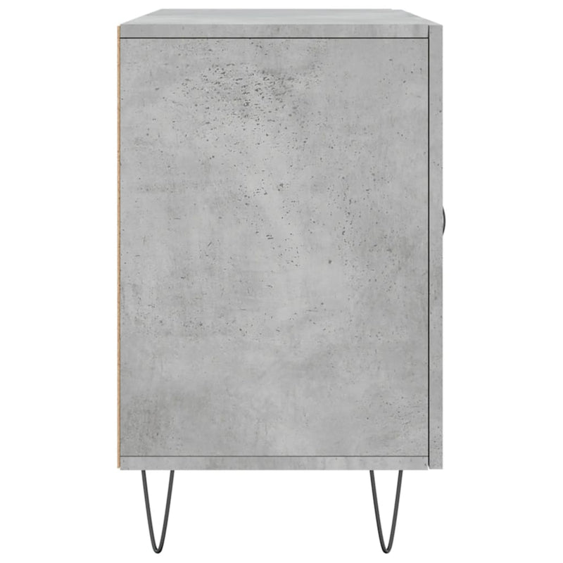 vidaXL betonszürke szerelt fa tálalószekrény 100 x 36 x 60 cm