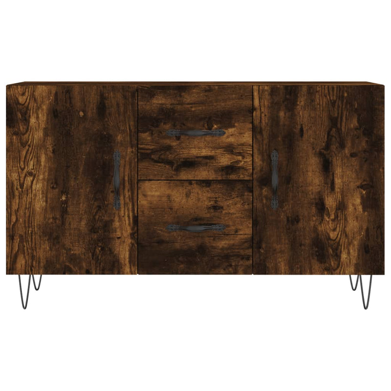 vidaXL füstös tölgy színű szerelt fa tálalószekrény 100 x 36 x 90 cm