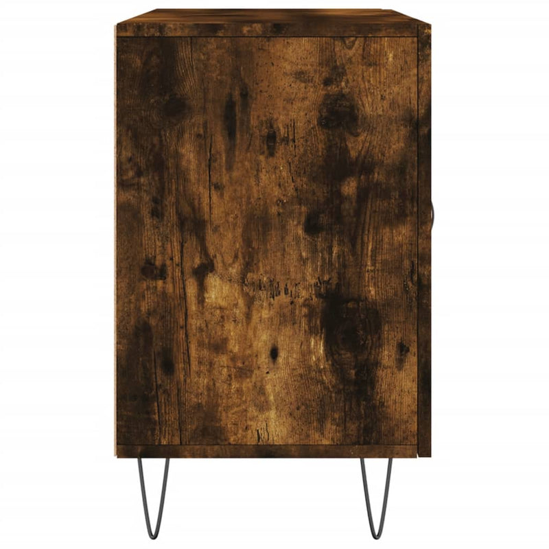 vidaXL füstös tölgy színű szerelt fa tálalószekrény 100 x 36 x 90 cm