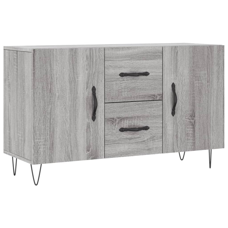vidaXL szürke sonoma színű szerelt fa tálalószekrény 100 x 36 x 60 cm