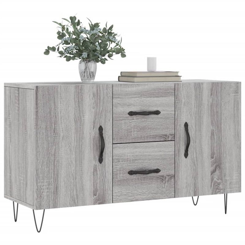 vidaXL szürke sonoma színű szerelt fa tálalószekrény 100 x 36 x 60 cm