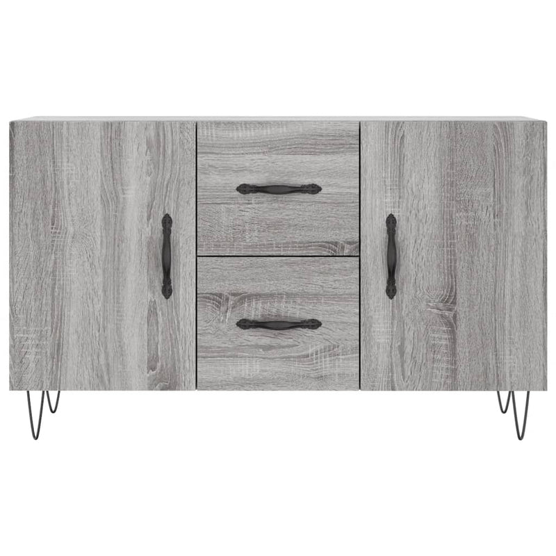 vidaXL szürke sonoma színű szerelt fa tálalószekrény 100 x 36 x 60 cm