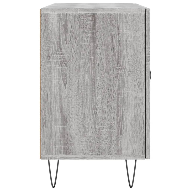 vidaXL szürke sonoma színű szerelt fa tálalószekrény 100 x 36 x 60 cm