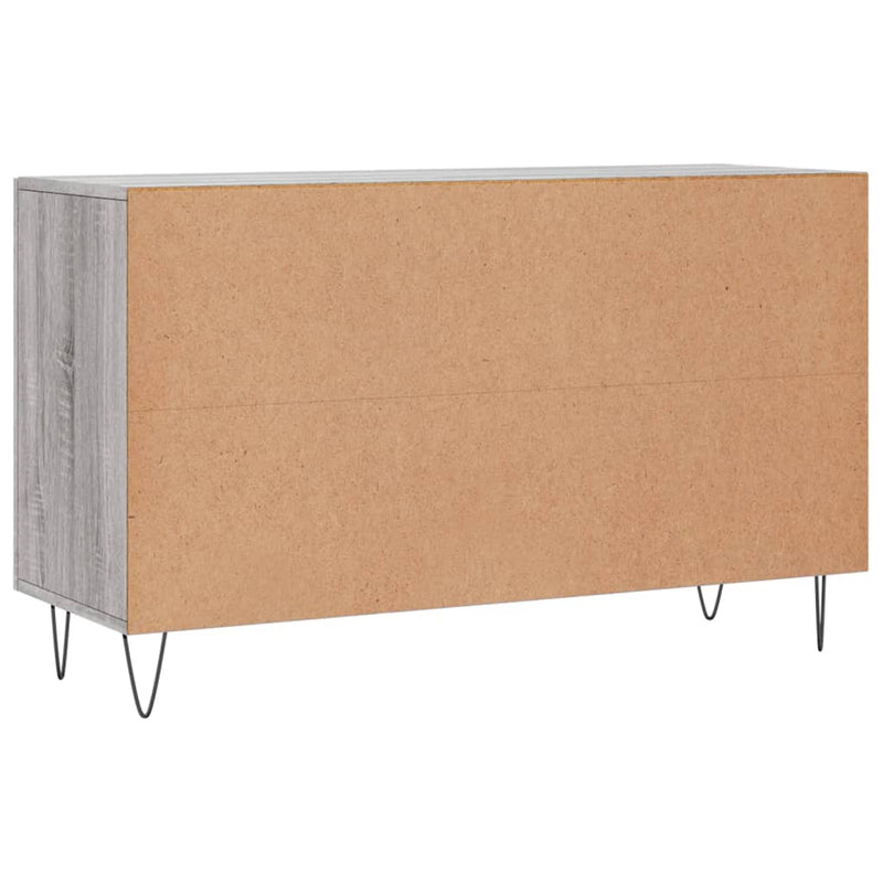 vidaXL szürke sonoma színű szerelt fa tálalószekrény 100 x 36 x 60 cm