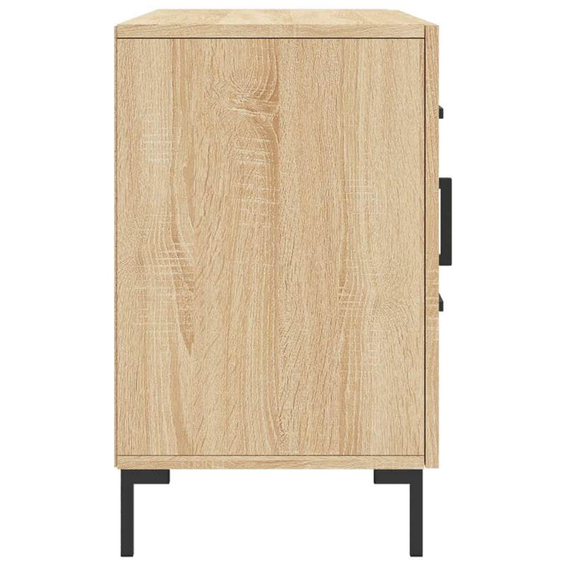vidaXL sonoma tölgy színű szerelt fa tálalószekrény 100 x 36 x 60 cm