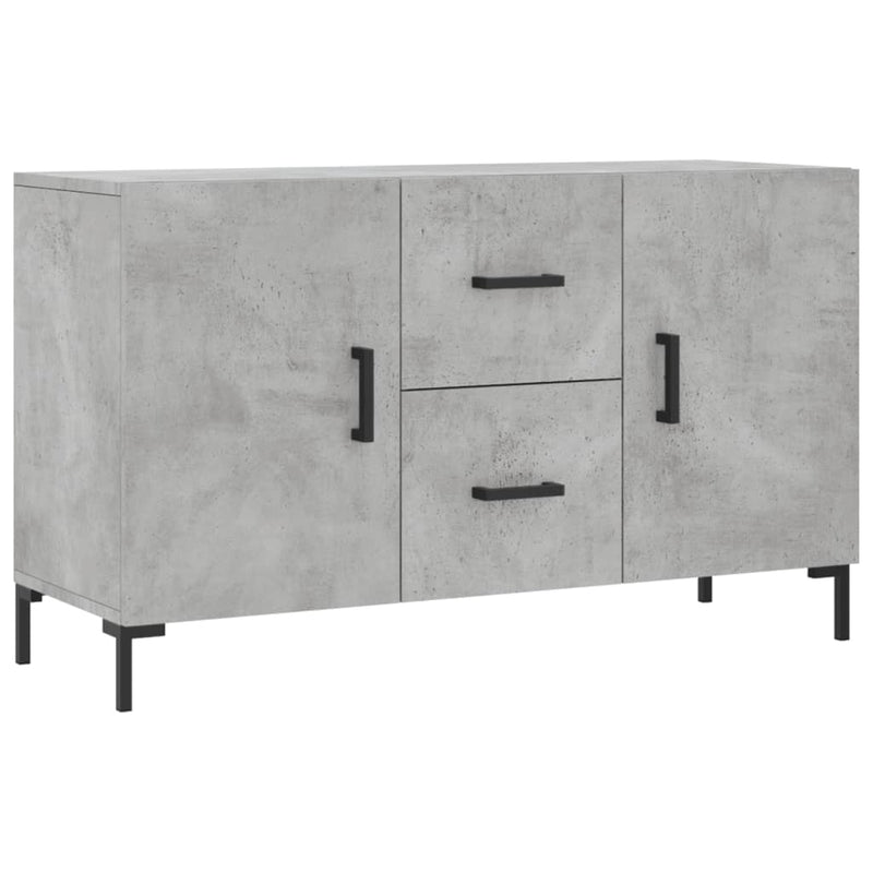 vidaXL betonszürke szerelt fa tálalószekrény 100 x 36 x 60 cm