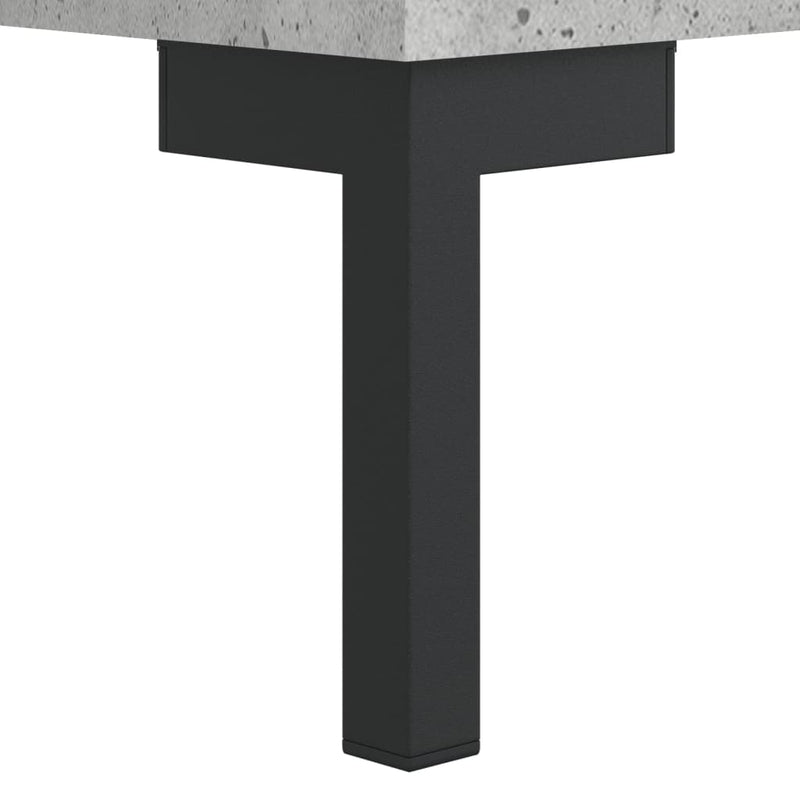vidaXL betonszürke szerelt fa tálalószekrény 100 x 36 x 60 cm