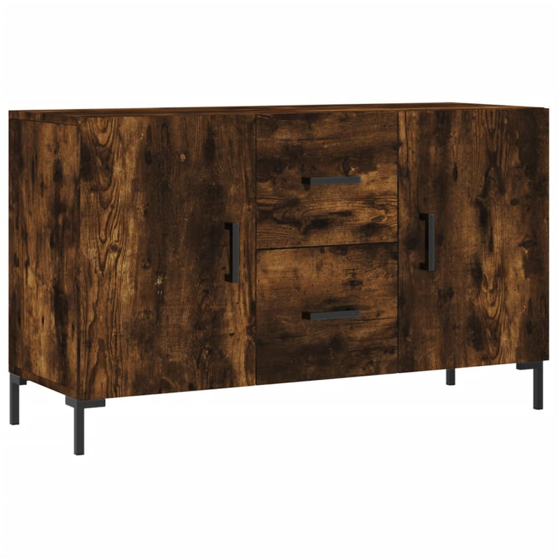 vidaXL füstös tölgy színű szerelt fa tálalószekrény 100 x 36 x 90 cm