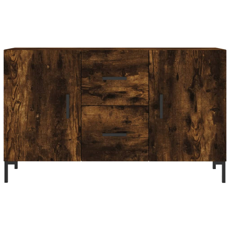 vidaXL füstös tölgy színű szerelt fa tálalószekrény 100 x 36 x 90 cm