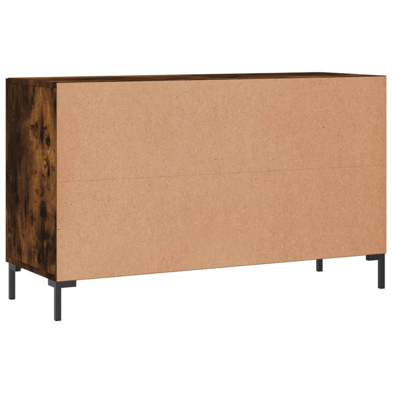 vidaXL füstös tölgy színű szerelt fa tálalószekrény 100 x 36 x 90 cm