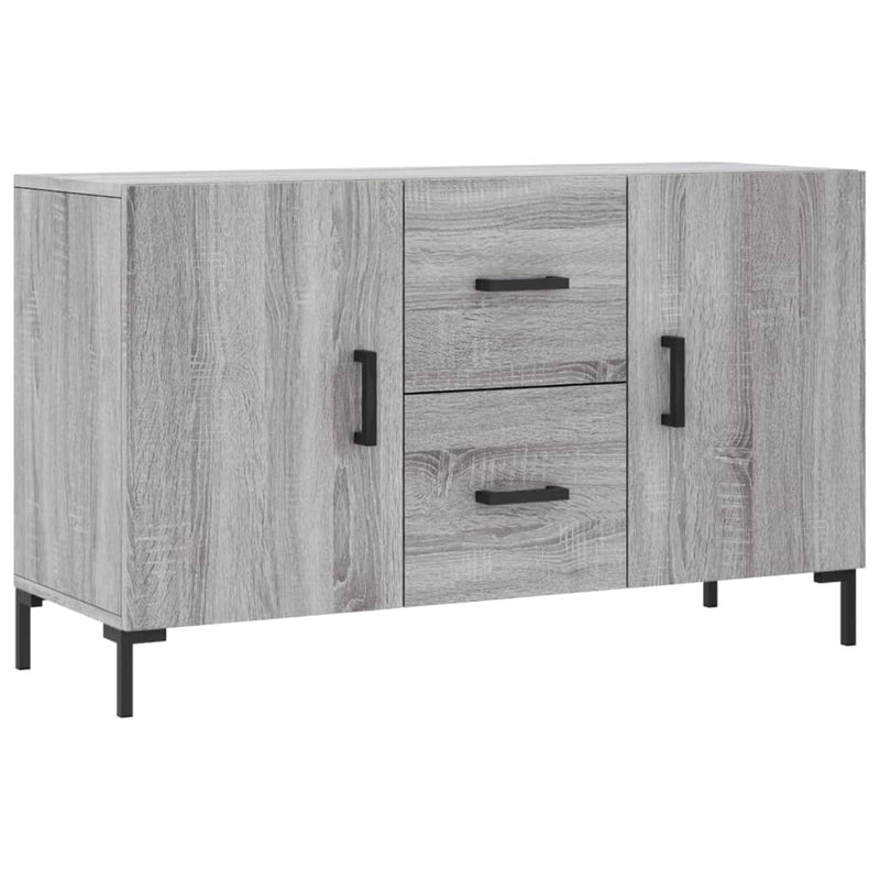 vidaXL szürke sonoma színű szerelt fa tálalószekrény 100 x 36 x 60 cm