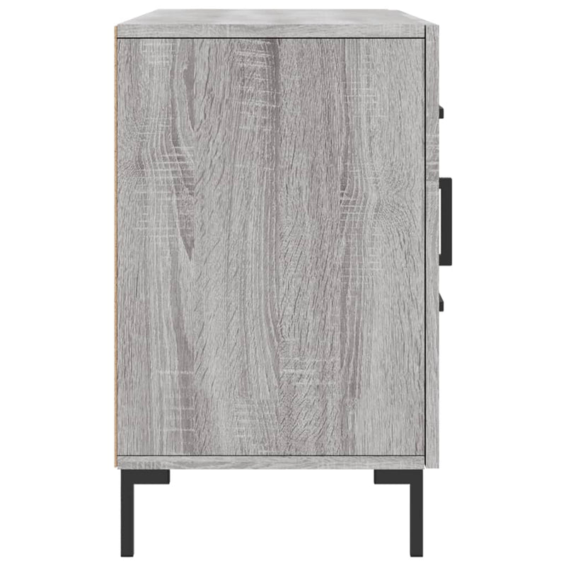 vidaXL szürke sonoma színű szerelt fa tálalószekrény 100 x 36 x 60 cm