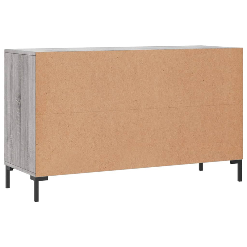 vidaXL szürke sonoma színű szerelt fa tálalószekrény 100 x 36 x 60 cm