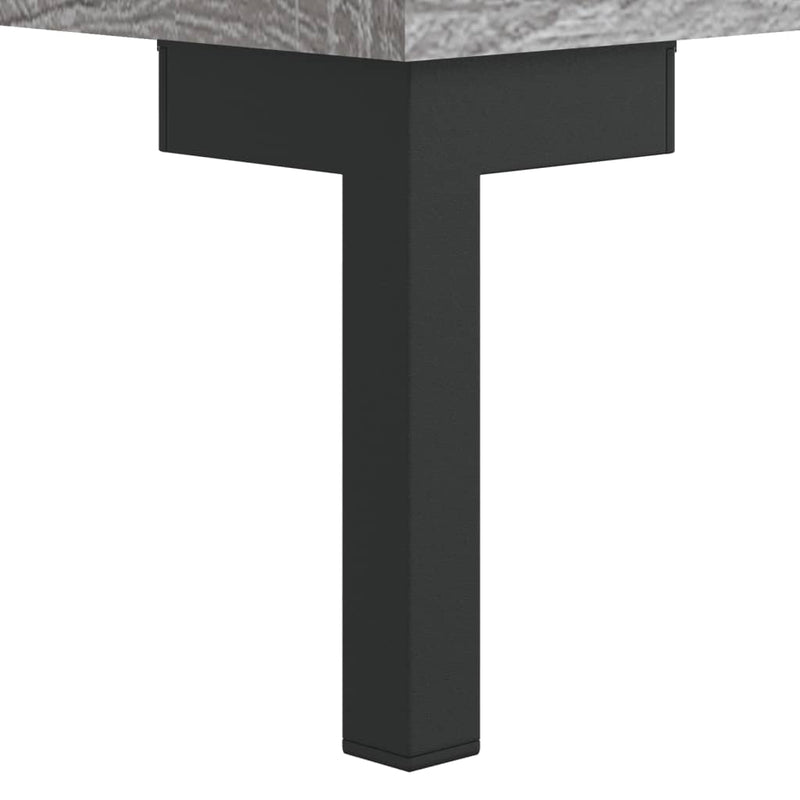 vidaXL szürke sonoma színű szerelt fa tálalószekrény 100 x 36 x 60 cm