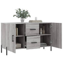 vidaXL szürke sonoma színű szerelt fa tálalószekrény 100 x 36 x 60 cm
