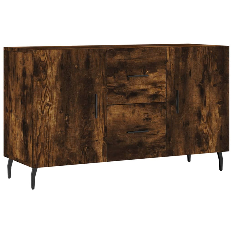 vidaXL füstös tölgy színű szerelt fa tálalószekrény 100 x 36 x 90 cm