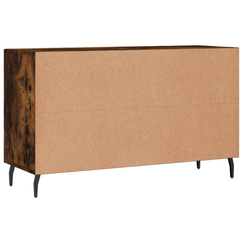vidaXL füstös tölgy színű szerelt fa tálalószekrény 100 x 36 x 90 cm