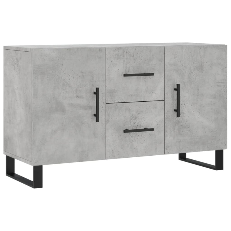 vidaXL betonszürke szerelt fa tálalószekrény 100 x 36 x 60 cm