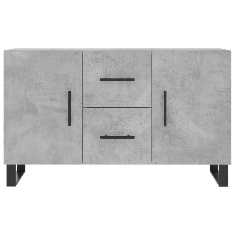 vidaXL betonszürke szerelt fa tálalószekrény 100 x 36 x 60 cm