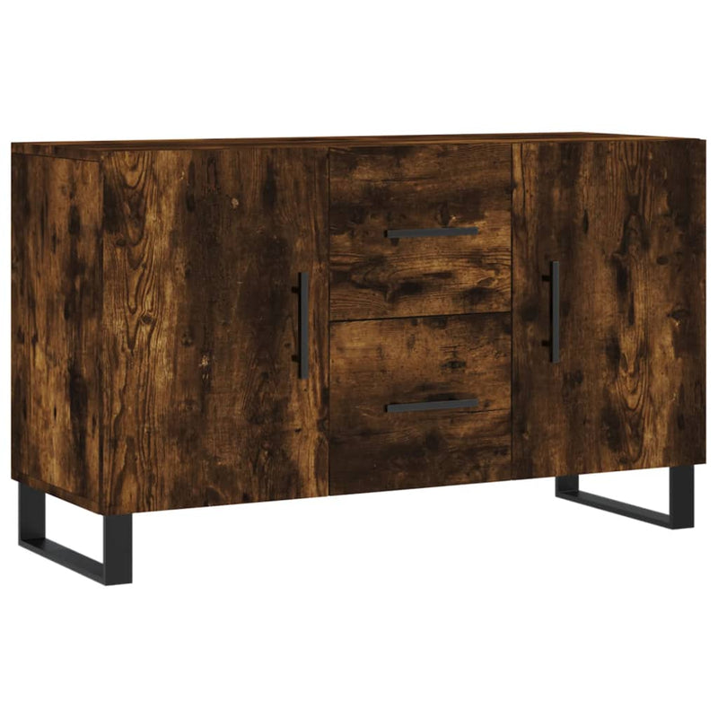 vidaXL füstös tölgy színű szerelt fa tálalószekrény 100 x 36 x 90 cm