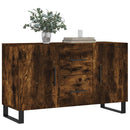 vidaXL füstös tölgy színű szerelt fa tálalószekrény 100 x 36 x 90 cm