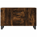 vidaXL füstös tölgy színű szerelt fa tálalószekrény 100 x 36 x 90 cm