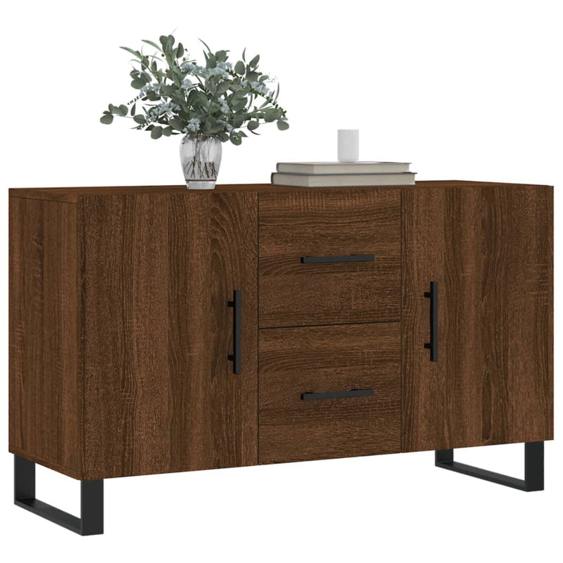 vidaXL barna tölgyszínű szerelt fa tálalószekrény 100 x 36 x 60 cm