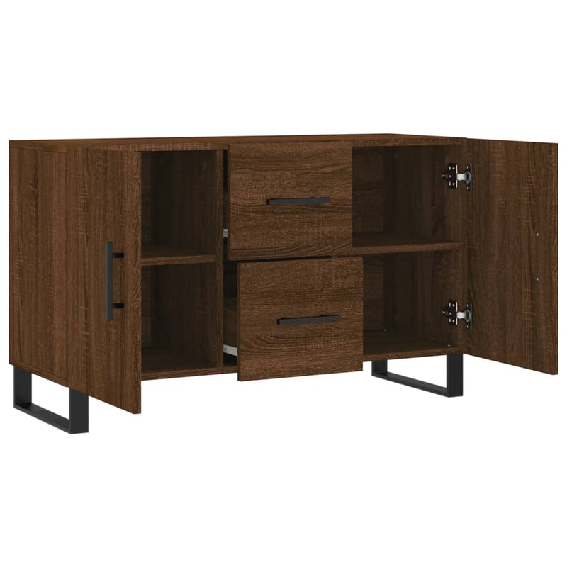 vidaXL barna tölgyszínű szerelt fa tálalószekrény 100 x 36 x 60 cm