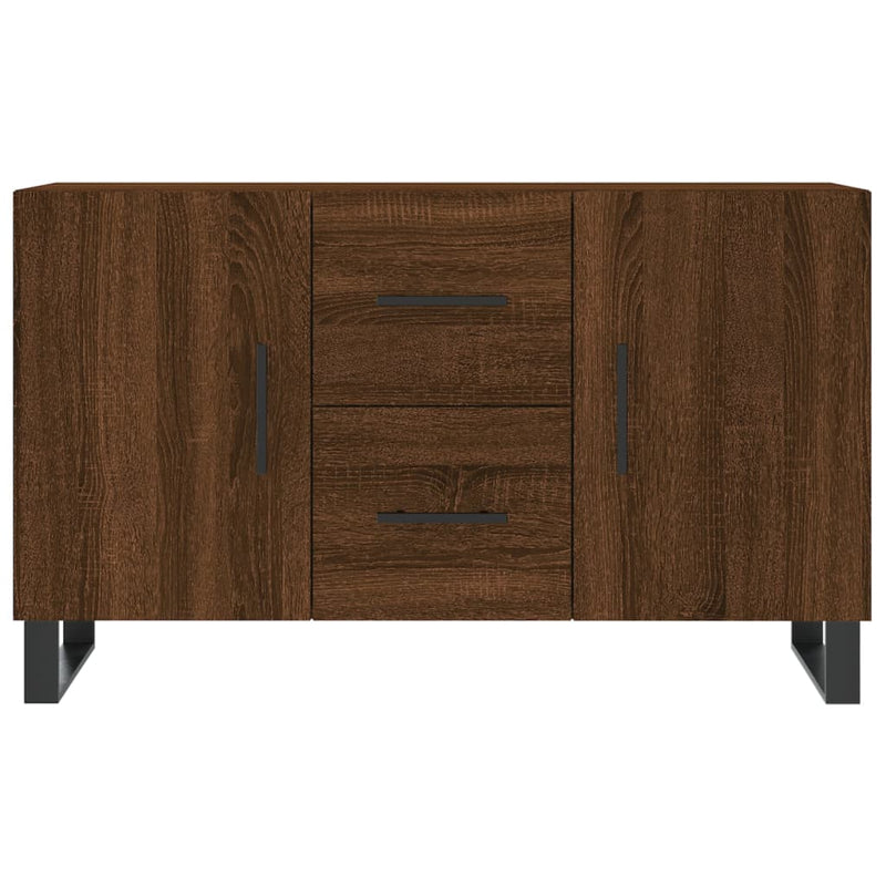 vidaXL barna tölgyszínű szerelt fa tálalószekrény 100 x 36 x 60 cm