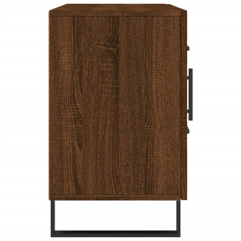 vidaXL barna tölgyszínű szerelt fa tálalószekrény 100 x 36 x 60 cm