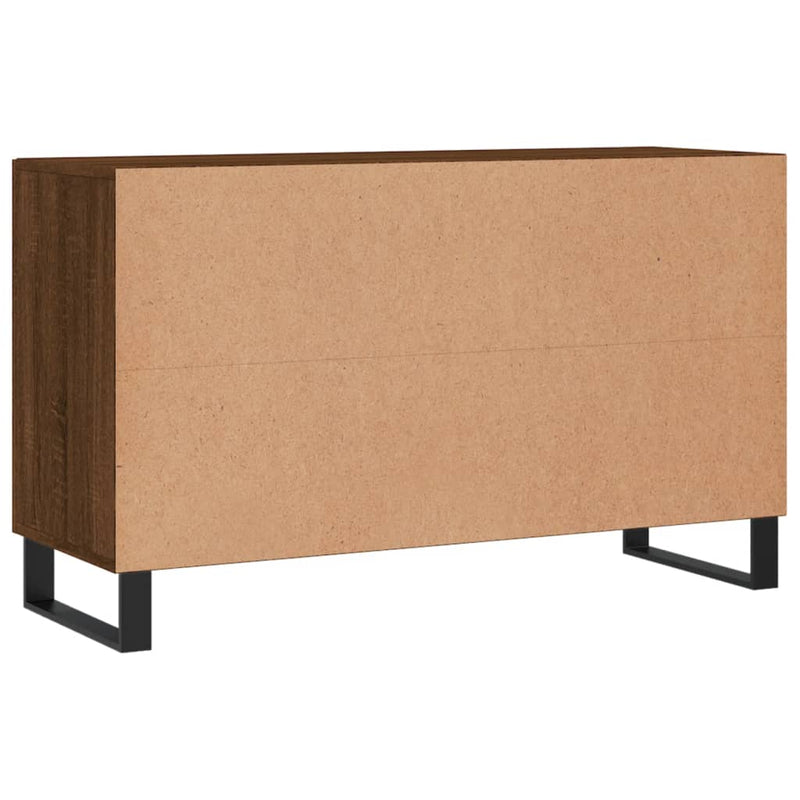 vidaXL barna tölgyszínű szerelt fa tálalószekrény 100 x 36 x 60 cm