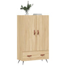 vidaXL sonoma tölgy színű szerelt fa magasszekrény 69,5 x 31 x 115 cm