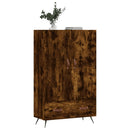 vidaXL füstös tölgy színű szerelt fa magasszekrény 69,5 x 31 x 115 cm